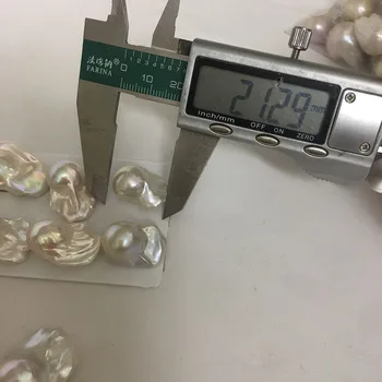 Aukštos kokybės baroko perlų auskarai, suporuotas 2vnt/daug,keletą flaw14-16 mm, pobūdžio gėlo vandens baroko perlas.pusė skylę gręžti