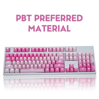 Automatinė Klaviatūros PBT Keycaps OEM Profilis 104 Klavišai, mygtukai su Apšvietimu Vyšnių GK61 Anne Pro 2 SK61 PC Gamer