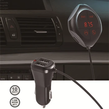 Automobilinis MP3 Muzikos Grotuvu, FM Siųstuvas Moduliatorius AUX Out 