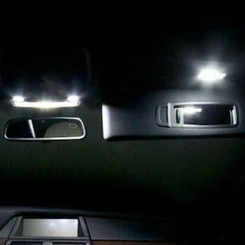 Automobilio LED Saulės Skydelis Kosmetinis Veidrodis Šviesos-BMW 5 6 7 Serijos F10 F11 F07 yra f01 F02 F03 F04