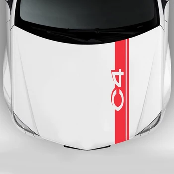 Automobilio Lipdukas, Skirtas Citroen C4 KAKTUSAS Picasso Aircross Spacetourer Coupe 1.6 T LEP 1.6 L ir 2.0 L Automobilių Reikmenys Kapoto Dangčio Vinilo Lipdukai