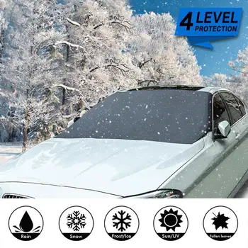 Automobilio Priekinis Stiklas Magnetas Anti-Frost Sniego Anti-Freeze Padengti Bendrąsias 210*120Cm Patvarus Automobilis Priedai