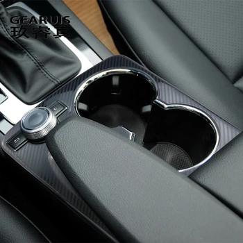 Automobilio Stilius Multimedijos Handrest Skydelio Apima Lipdukai Apdaila Mercedes Benz GLK X204 nerūdijančio plieno vidaus reikalų Auto Priedai