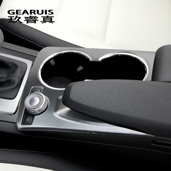 Automobilio Stilius Multimedijos Handrest Skydelio Apima Lipdukai Apdaila Mercedes Benz GLK X204 nerūdijančio plieno vidaus reikalų Auto Priedai