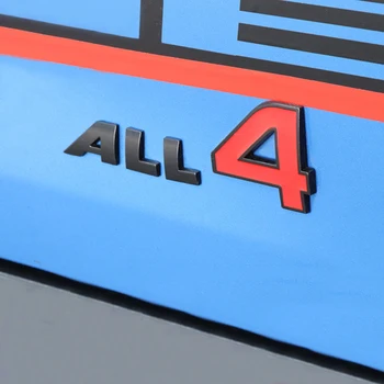 Automobilių 3D Laiškas Visi 4 Logo Emblema Ženklelio Lipdukai Automobilio Kėbulo Apdailos Lipdukai, Mini Cooper S JCW Vienas Reikmenys, Automobilių Stilius