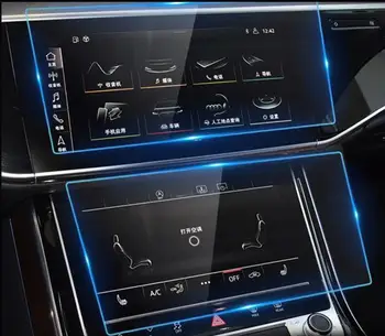 Automobilių GPS Navigacija, Touch Screen Grūdintas Kino Apsauginis Lipdukas Audi A6 A7 2018 2019 2020 A8 Anti-Scratch Kontrolės