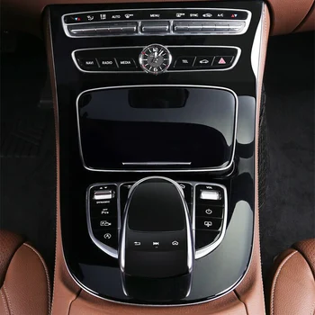 Automobilių Konsolė Skydelio apdaila padengti apdaila anglies pluošto Automobilių stilius 2vnt Mercedes Benz Naujas E klasės W213 200 300 2016-17