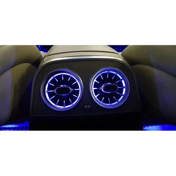 Automobilių Spalvų dekoratyviniais Aplinkos Šviesos Mercedes-Benz S-Klasės W222 Priekinės Konsolės prietaisų Skydelio, AC Būklės Oro Išleidimo Turbo