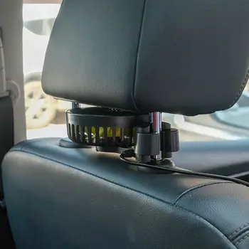 Automobilį Atgal Galinės Sėdynės atrama galvai 3 Greičio USB Ventiliatorius Oro Aušinimo Ventiliatorius VISUREIGIS Sunkvežimių Auto 19QE