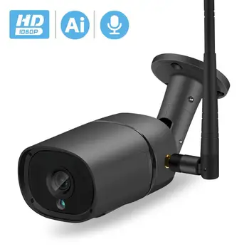 BESDER H. 265 1080P Wi-fi IP Kamera Ai Aptikimo TF Lizdas Lauko 2MP Belaidžio ryšio Fotoaparatą Garso Spalva Naktinio Matymo Saugumo VAIZDO Kamera