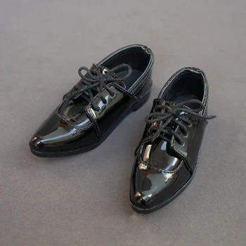 BJD doll batai tinka 1/3 1/4 MSD DD lėlės dydis juoda asmenybės mados batai su nurodė kojų 