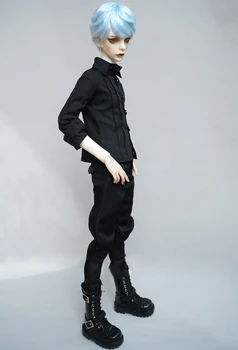 BJD doll drabužius ir kelnės tinka 1/3 1/4 Dėdė SD MSD vyrų juoda harlan madingas kelnes ir lėlės priedai