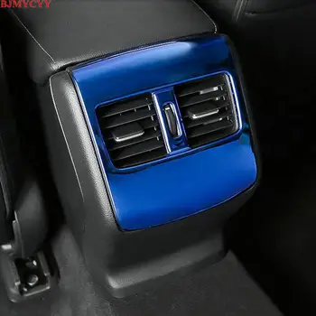 BJMYCYY Nerūdijančio plieno dekoratyvinis rėmelis oro kondicionierius, galinio automobilio lizdo Honda Accord 10 2018 2019