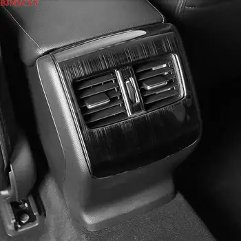 BJMYCYY Nerūdijančio plieno dekoratyvinis rėmelis oro kondicionierius, galinio automobilio lizdo Honda Accord 10 2018 2019