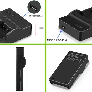 BLH-1 BLH1 USB Akumuliatoriaus kroviklis Skirtas Olympus E-M1 MARK II EM1M2 Kamera, Baterija, kroviklis
