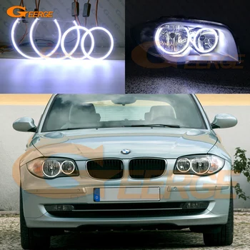 BMW 1 Serijos, E81 E82 E87 E88 2004-2012 Puikiai Itin šviesus COB led angel eyes halo žiedai Dienos Šviesą