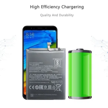BN44 Mobiliojo Telefono Bateriją Xiaomi Redmi 5 Plius 5Plus Bateriją BN44 4000mAh