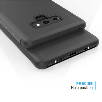BONVAN Flip Cover Case For Samsung Galaxy Note 9 8 5 4 3 Smart Atvejais Sunku Stovėti Apkalos Odinis Dėklas, Skirtas Samsung Note 9 Sedanas