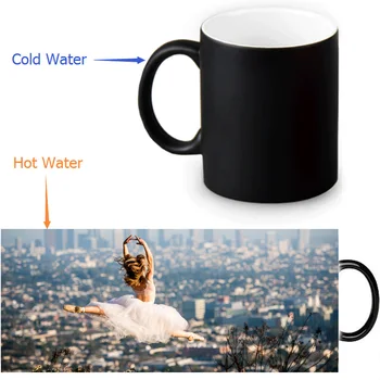 Baleto Kulno Batų puodeliai karščiui jautrus keičiasi spalvos kavos puodelis šilumos transformavimas magija keraminiai puodeliai Arbatos