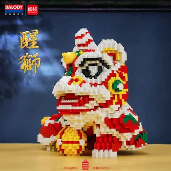 Balody 2612pcs Kinijos Lion dance Modelis 