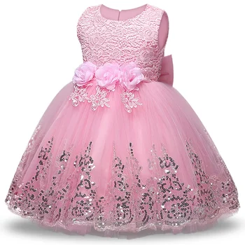 Balta Naujagimis Baby Girl Dress Drabužiai, Krikštynų, Vaikams, Suknelės Mergaitėms 1-asis Gimtadienis Baby Girl Šalis Princesė Dress vestidos