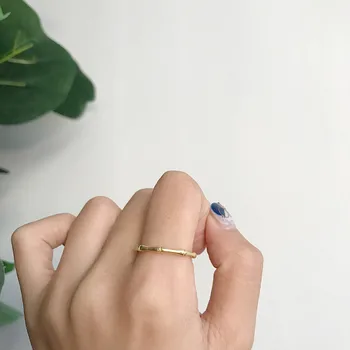 Bambuko Atidaryti Žiedas Karšto Pardavimo Žiedas Su Asmenybės Mados Aukso Spalva Už Moteris Valentino Dienos Dovanų