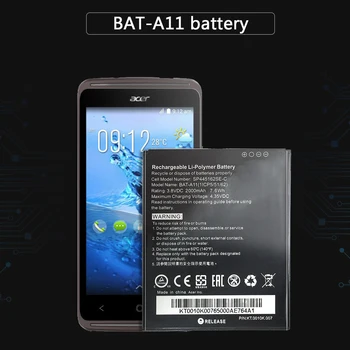Baterija GPGB-A11 2000mAh Acer Liquid Z410 T01 Z330 Išmanųjį telefoną GPGB-A11 Įkraunamas Ličio jonų Polimerų Akumuliatorius