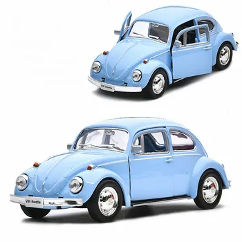 Beetle Automobilio Modelį Žaislas 1/32 Traukti Atgal Vaikams Kalėdų Dovanos 1967 Lydinio Diecast Klasikinis Žaislas Surinkimo