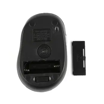 Belaidė Optinė Pelė, USB 1600DPI Žaidimų Pelėms Nešiojamojo KOMPIUTERIO Kompiuterio 2.4 GHz 6 Mygtukai Nešiojamų Office 