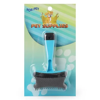 Benepaw Savęs Gera Šunų Plaukų Valiklis Kokybės Plastiko, Pet Brush Kailio Šukos Karšto Pardavimo Viliojimo Deshedding Įrankiai Cat 4 Spalvų 2019