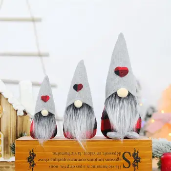 Beveidis Santa Gnome Pliušinis Lėlės Švedijos Tomte Kalėdų Eglučių Papuošalai 2021 Naujųjų Metų Dovanos Lašas Kalėdų Dekoracijos Namams