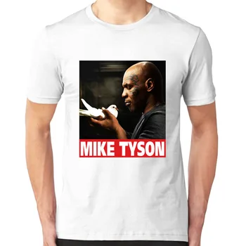 Bokso Čempionas Mike Tyson T-Shirt Medvilnės O-Kaklo trumpomis Rankovėmis vyriški Marškinėliai Naujas Dydis S-3XL