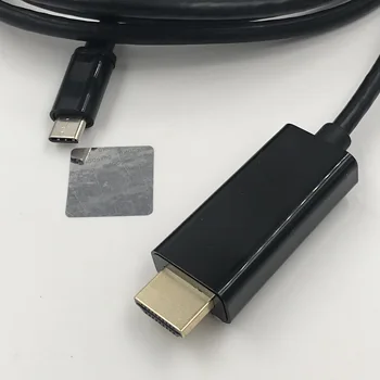 C tipo su HDTV Kabelis Gold Pluged USB C iki HDMI Suderinamus Kabelis Apple MacBook