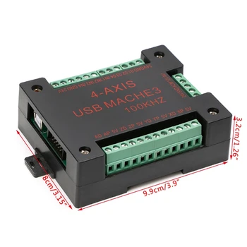 CNC USB MACH3 100Khz Breakout Valdybos 4 Krypties Sąsaja Vairuotojo Judesio Valdytojas W315