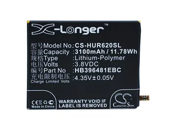 Cameron Kinijos Aukštos Kokybės 3100mAh Baterija HB396481EBC už 