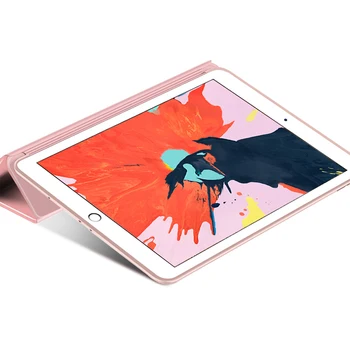 Case For iPad 10.2 colių 2019 7th Gen Smart Magnetinio Dizaino Padengti Veidrodėliai Stovi Auto Sleep/Wake Atgal Case Cover For iPad 10.2