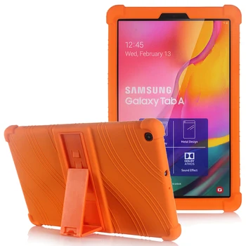Case for Samsung Galaxy Tab 10.1 2019 T510 S6 Lite 10.4 P610 T290 S5E 10.5 T720 A7 T500 Minkšto Silikono atsparus smūgiams Vaikai Dangtis