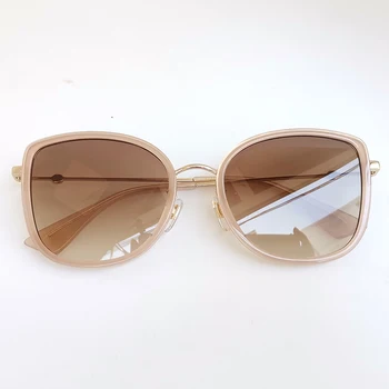 Cateye akiniai nuo saulės vėžlio , juoda , smėlio acetatas derinys saulės akiniai moterims