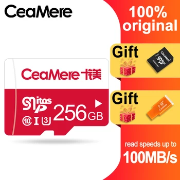 CeaMere Atminties Kortelė 256 GB 128GB 64GB U3 UHS-3 32GB Micro sd kortele Class10 UHS-1 