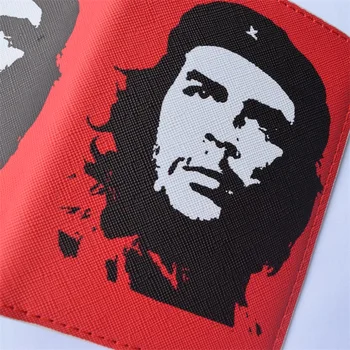 Che Guevara Serijos Pasas, Padengti Raudona Juoda Oda Banko Kredito Kortelių Atveju Moterys Vyrai Kelionių Paso Turėtojas ID Kortelės Bilietų Katalogą