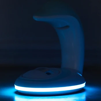 Coquimbo Delfinų Vaivorykštė, Spalvinga Projekcija Lempa USB Rechageable Romantišką Naktį Lempa integruota Baterija Vaikai Naktį Šviesos