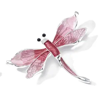 Cring Kokosų Originalaus Dizaino Dragonfly Sagės Smeigtukai Mados Emalio Gyvūnų Sagė Pin Naujas Mados Papuošalai Moterims Naujųjų Metų Dovana