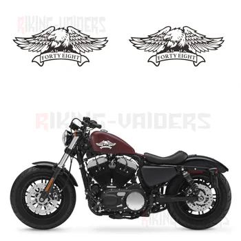 Custom Erelis Logo Lipdukus Kuro Bako Lipdukai, Vinilo Lipdukas, Skirtas Harley Sportster XL1200X Keturiasdešimt Aštuoni