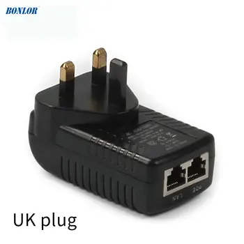 DC12V 1A POE (Power Over Ethernet), Purkštuvų 12W Sienos Kištukas POE Switch VAIZDO POE IP Cam Maitinimo Adapteris ES/JAV/AU/UK plug Neprivaloma