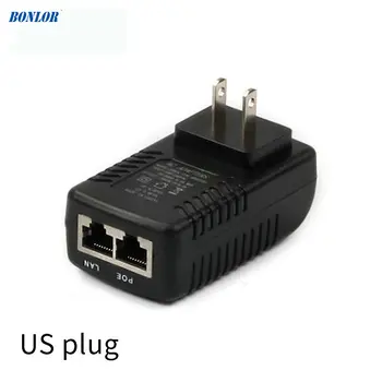 DC12V 1A POE (Power Over Ethernet), Purkštuvų 12W Sienos Kištukas POE Switch VAIZDO POE IP Cam Maitinimo Adapteris ES/JAV/AU/UK plug Neprivaloma