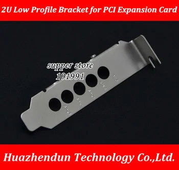 DEBROGLIE Aukštos Kokybės 2U Bracket Pusę aukšto 8CM Žemo Profilio Pertvara, mini kompiuterio atveju PCI expansion Card garso plokštė