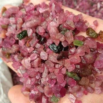 DHX SW aukščiausios kokybės didmeninės raw pink turmalinas kristalų gamtos mini akmenys grubus nuggets žetonų reiki gydymo akmuo dovana