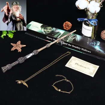 DOOLNNG Naujausias Dervos ha Magic wand/ Albus Dumbledore Fantastinis Žvėrys / Dovanų Dėžutė Pakuotės
