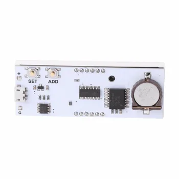 DS3231 Elektroninių PASIDARYK pats 0.8 colių Dot Matrix LED Laikrodis Rinkinys 4 Skaitmenų Ekranas 5V Mciro USB Automobilinis Laikrodis Skaitmeninis Laikmatis