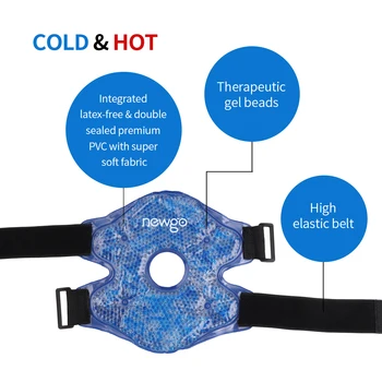 Daugkartinio naudojimo Kelio parama Gelio Ledo paketas, skirtas Sporto Traumų Kvėpuojantis Kelio Operacijos Ledo Paketas, skirtas Skausmo šaltas ledo terapijos wrap